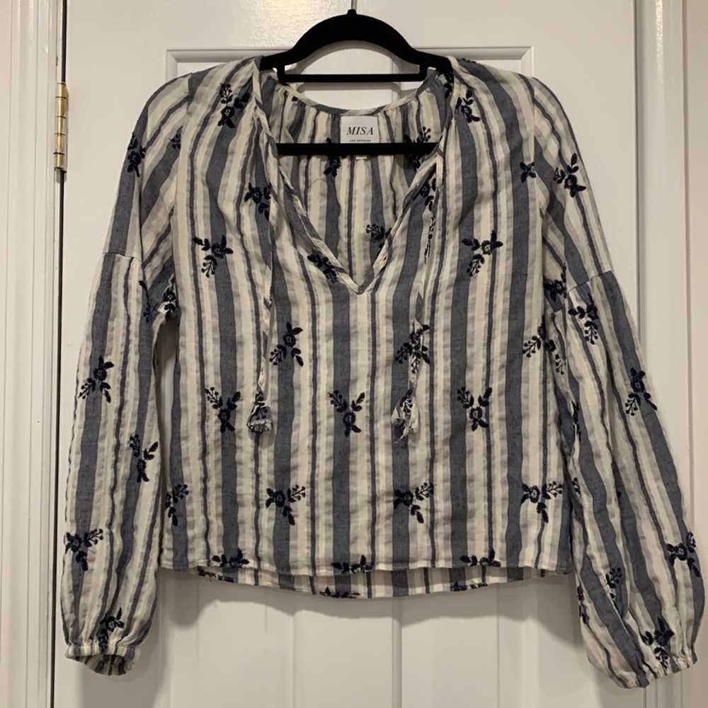 Misa blue top